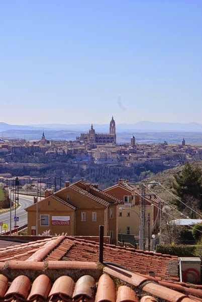 Vista de Segovia desde El Mirador de La Lastrilla